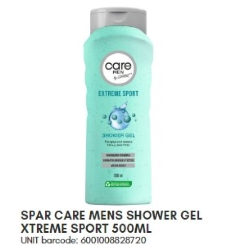 SPAR CARE M SH/GEL EXTR SPORT 500ML (RF)